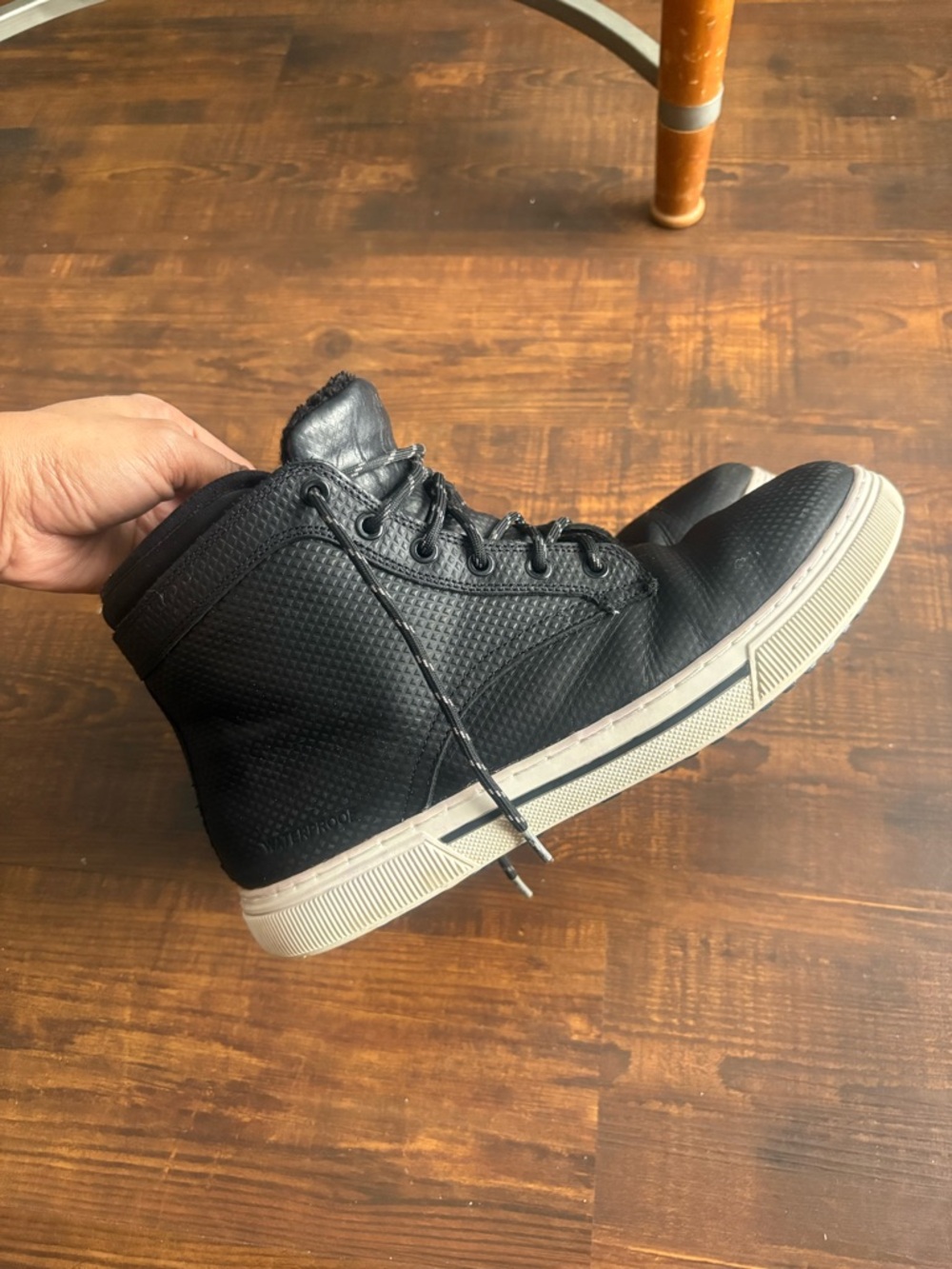 Aldo Black High-Top Men's Sneakers